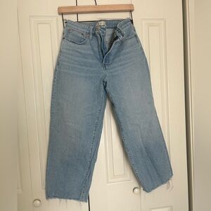 Madewell The Curvy Perfect Vintage Wide-Leg Crop Jean
